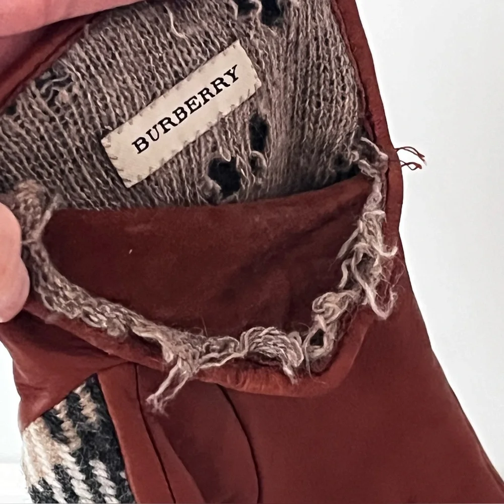 Women’sBrown Leather Gloves⭐️ As Is